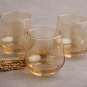 Golden Whiskey Glass (Set of 6)