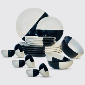 Handcrafted-Ceramic-Dinner-Set-BlackCarrot.jpg dinnerware sets for 4 dinner set for 8 christmas dinner set dinner set for 12 stoneware plates bone china dinner set stoneware crockery thanksgiving dinner set black dinner set blue and white dinner set blue dinner sets stoneware dinner plates