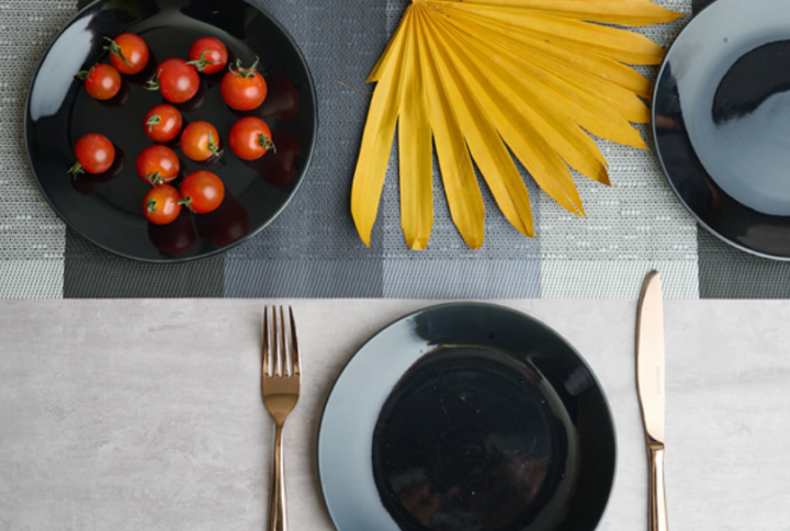 How to Style Your Table Setting with Black Carrot Quarter Plates