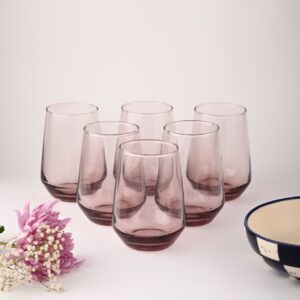 Pink Water Glass